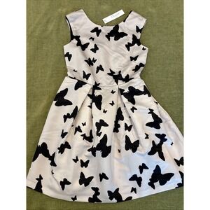 Closet London Fit Flare Dress Satin Pleated Sleeveless Wedding Guest Party SZ 6